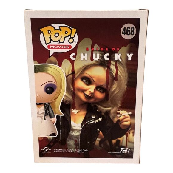 Funko POP! Movies Bride of Chucky Tiffany #468 Vinyl Figure - In Box - Picture 3 of 6